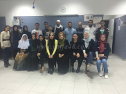 الشيخ فارس حمدان من يافا يلقي محاضرة في في مركز الصم الثقافي بكفر قاسم 